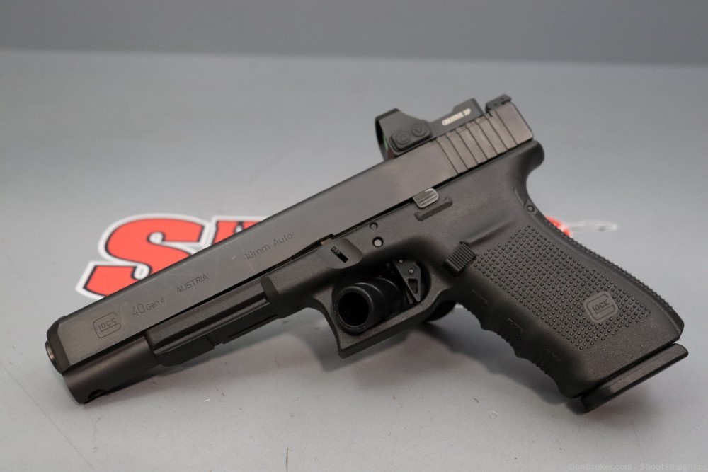 Glock 40 Gen 4  6.02" 10mm w/Case & Optic -img-1