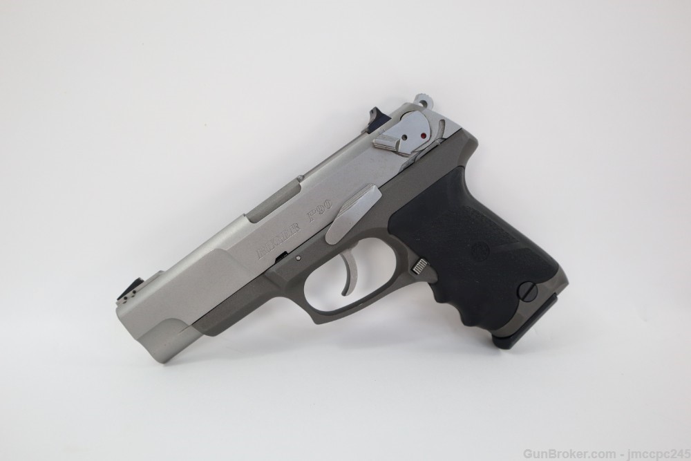 Nice Stainless Ruger P90 .45 ACP Pistol W/ Box W/ 3 Mags Made In 2004 6622-img-5