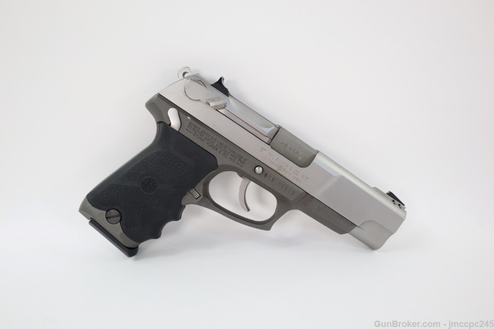 Nice Stainless Ruger P90 .45 ACP Pistol W/ Box W/ 3 Mags Made In 2004 6622-img-6