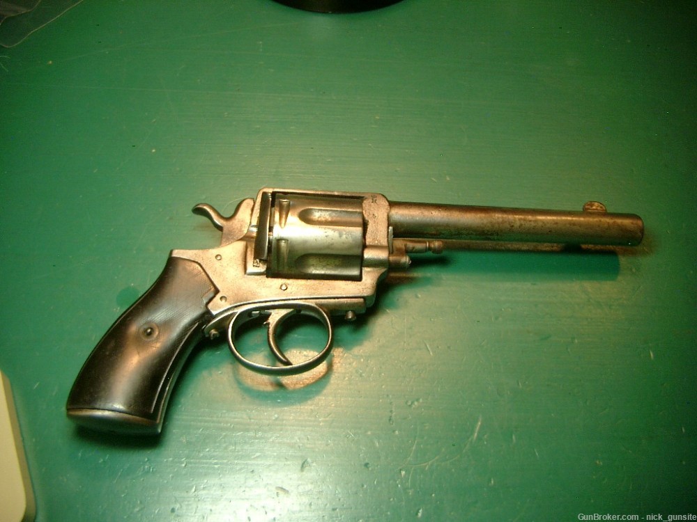 Large .44-40 WCF Belgian Copy of Frontier Revolver Antique NO FFL-img-0