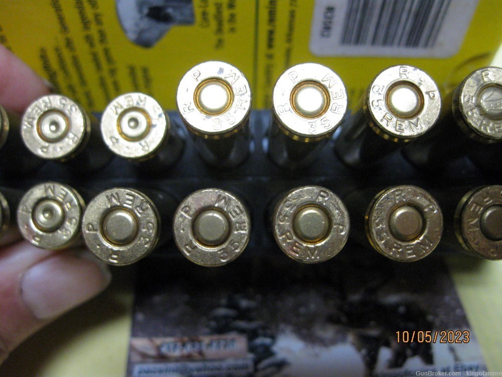 35 REM 200 gr SP CoreLokt Ammo and 1-x Brass deer Ammo ; more available-img-2