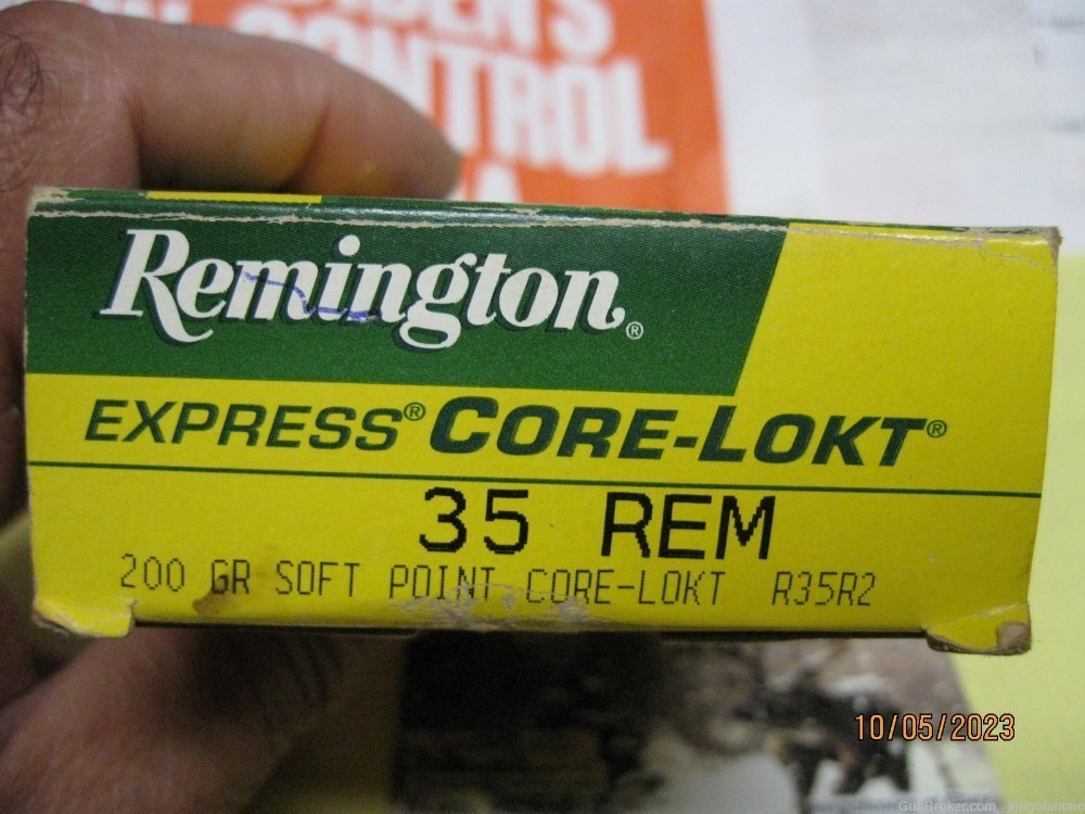 35 REM 200 gr SP CoreLokt Ammo and 1-x Brass deer Ammo ; more available-img-1