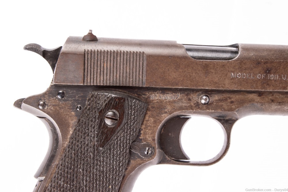 *War Time* U.S. Property Colt 1911 "Black Army" 45Acp Durys# 17136-img-3