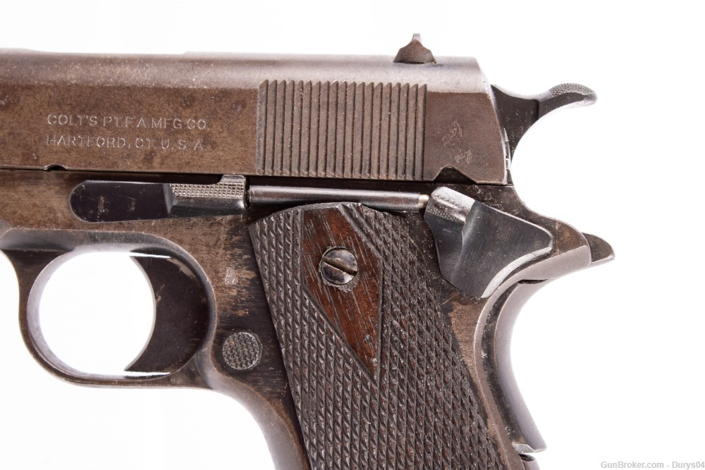 *War Time* U.S. Property Colt 1911 "Black Army" 45Acp Durys# 17136-img-7