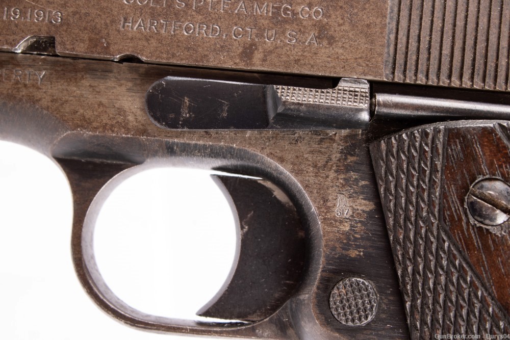 *War Time* U.S. Property Colt 1911 "Black Army" 45Acp Durys# 17136-img-10