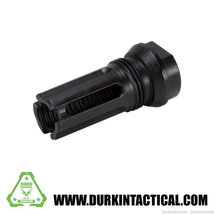  Breek Arms BFO 5/8"X24 Flash Hider Cage Style, Outside Threaded- Black Nit-img-0