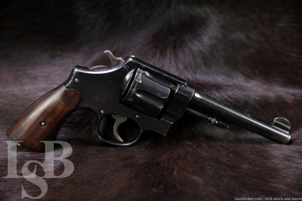 U.S. Marked Smith & Wesson S&W Model 1917 .45 ACP Hand Ejector Revolver C&R-img-0