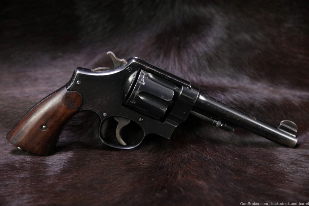U.S. Marked Smith & Wesson S&W Model 1917 .45 ACP Hand Ejector Revolver C&R-img-2