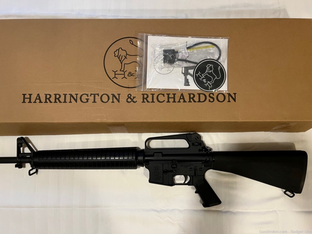 H&R M16A2 AR-15 Black FN Hammer Forged Barrel Harrington & Richardson NICE!-img-1