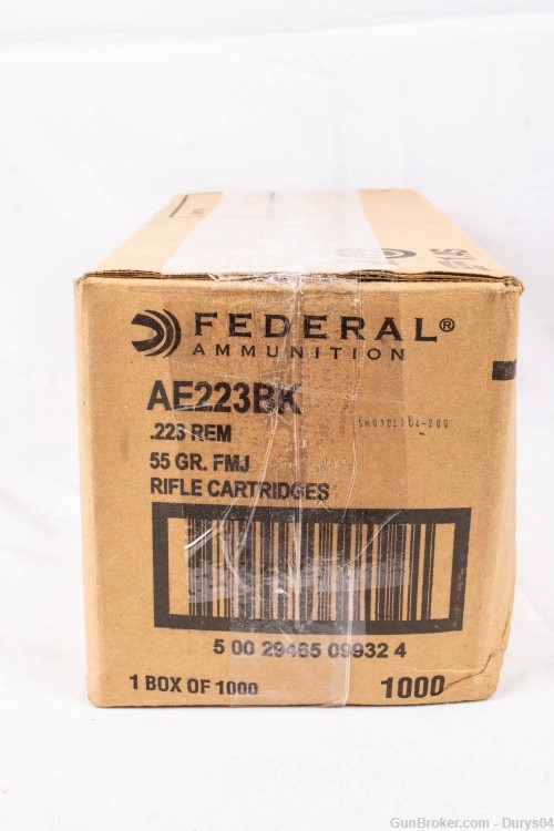 1000 Rounds of Federal .223 Rem Durys# 4-2-1218-img-2