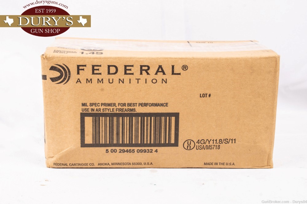 1000 Rounds of Federal .223 Rem Durys# 4-2-1218-img-0