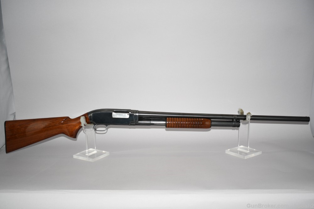 Nice Winchester Model 12 Pump Shotgun 28" Plain 2 3/4" 12 G 1953 C&R-img-0