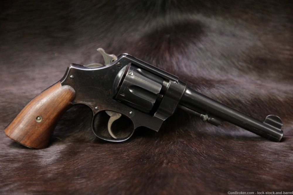 U.S. Marked Smith & Wesson S&W Model 1917 .45 ACP Hand Ejector Revolver C&R-img-2