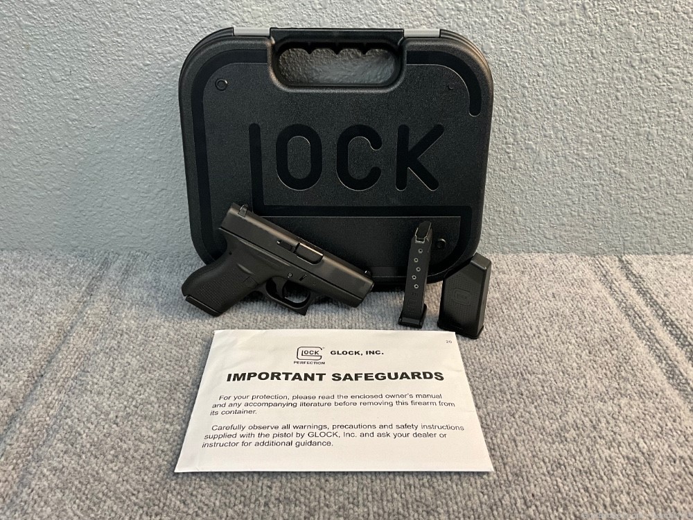 Glock G42 - UI4250201 - 380ACP - 3.25” - 6RD - 18646-img-0