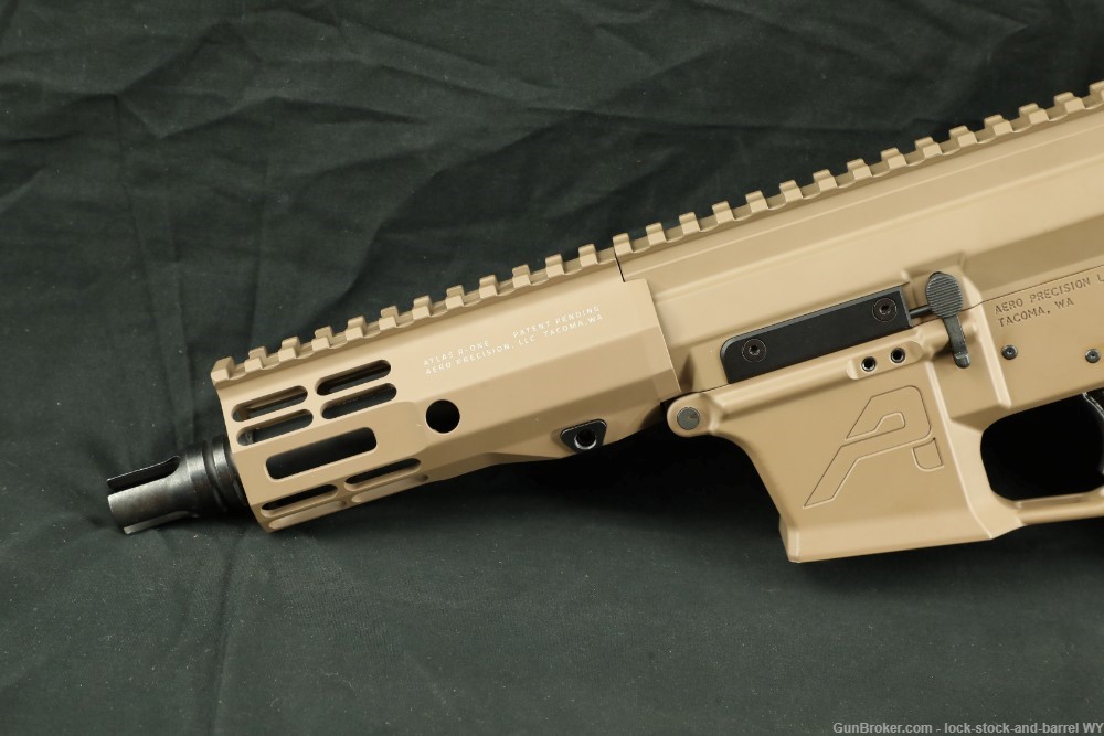 Aero Precision EPC-9 FDE 9mm 5.5” Semi-auto AR Pistol Glock Mags-img-8