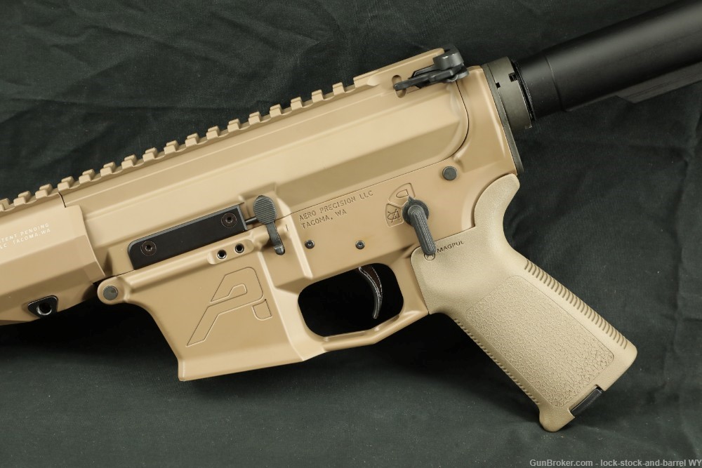 Aero Precision EPC-9 FDE 9mm 5.5” Semi-auto AR Pistol Glock Mags-img-9