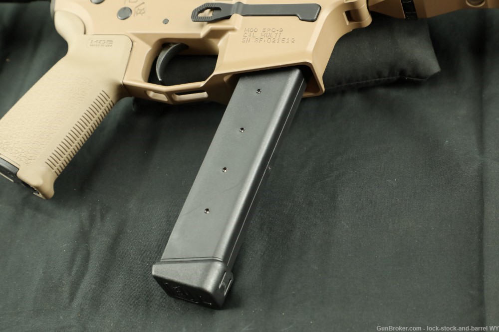 Aero Precision EPC-9 FDE 9mm 5.5” Semi-auto AR Pistol Glock Mags-img-41