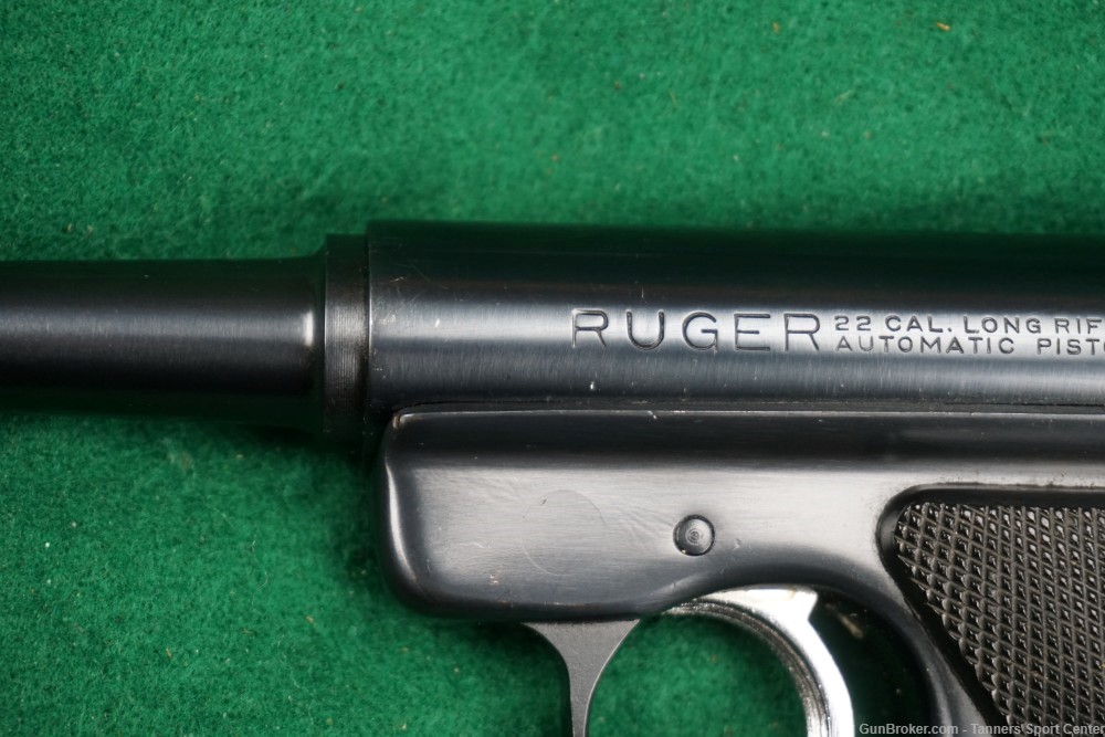 1960 Ruger Standard Model 22 22lr w/ Black Eagle Grips No Reserve C&R OK  -img-2