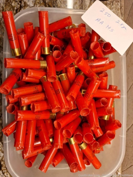 Winchester AA HS 28GA, 1000 Count, Once Fired Hulls-img-0