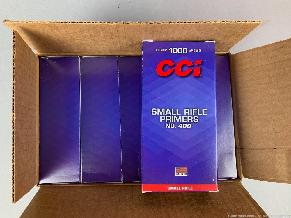 CCI #400 Small Rifle Primer 5000 Count Case-img-1
