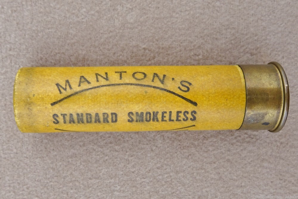 Manton's Calcutta 28-Gauge Shot Shell - Vintage Cartridge-img-0