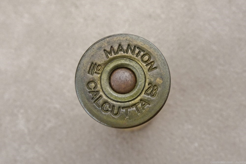 Manton's Calcutta 28-Gauge Shot Shell - Vintage Cartridge-img-6