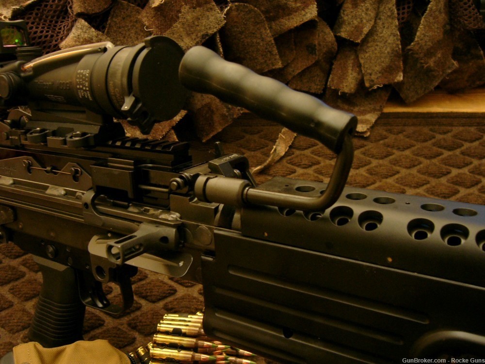 FN FNH HERSTAL M249 M249S 5.56 NATO BELTED GREEN TIP TRIJICON ACOG RMR 5.56-img-20