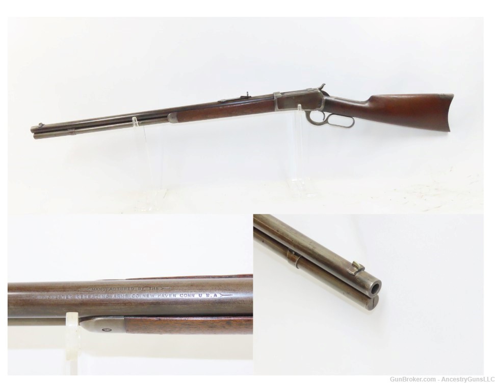 Antique WINCHESTER M1892 Lever Action .38-40 WCF REPEATING Rifle FRONTIER  -img-0