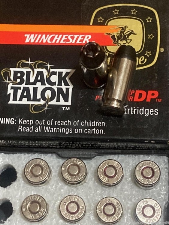 Black Talon 40 S&W 180 gr SXT HP Pistol Ammo 36 rd Winchester Supreme S40SW-img-3
