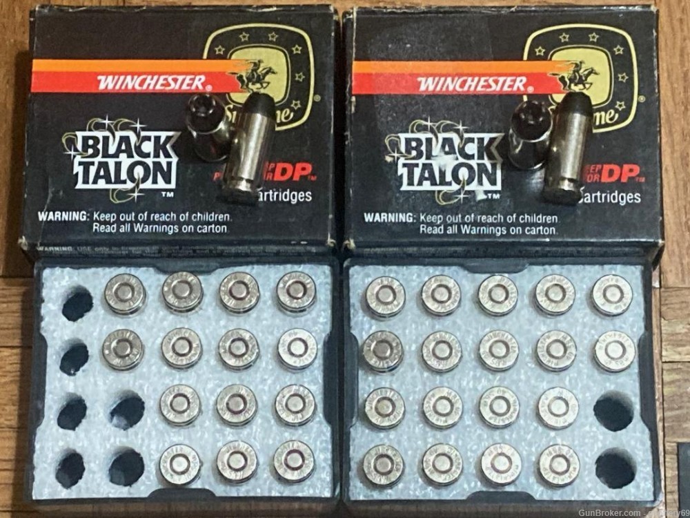 Black Talon 40 S&W 180 gr SXT HP Pistol Ammo 36 rd Winchester Supreme S40SW-img-2