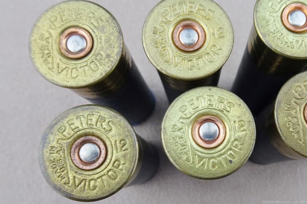Peters 12-Gauge Victor Shot Shell Hulls/Cases - Vintage Cartridge-img-3