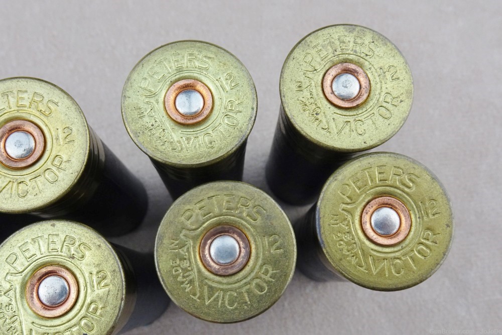 Peters 12-Gauge Victor Shot Shell Hulls/Cases - Vintage Cartridge-img-4