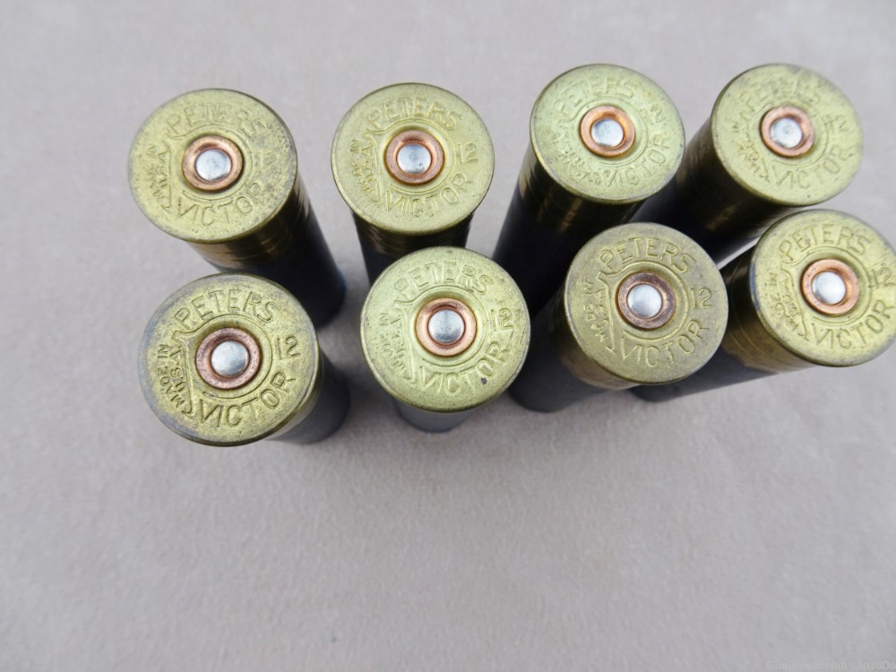 Peters 12-Gauge Victor Shot Shell Hulls/Cases - Vintage Cartridge-img-2