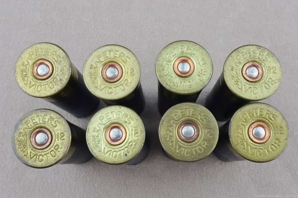 Peters 12-Gauge Victor Shot Shell Hulls/Cases - Vintage Cartridge-img-1