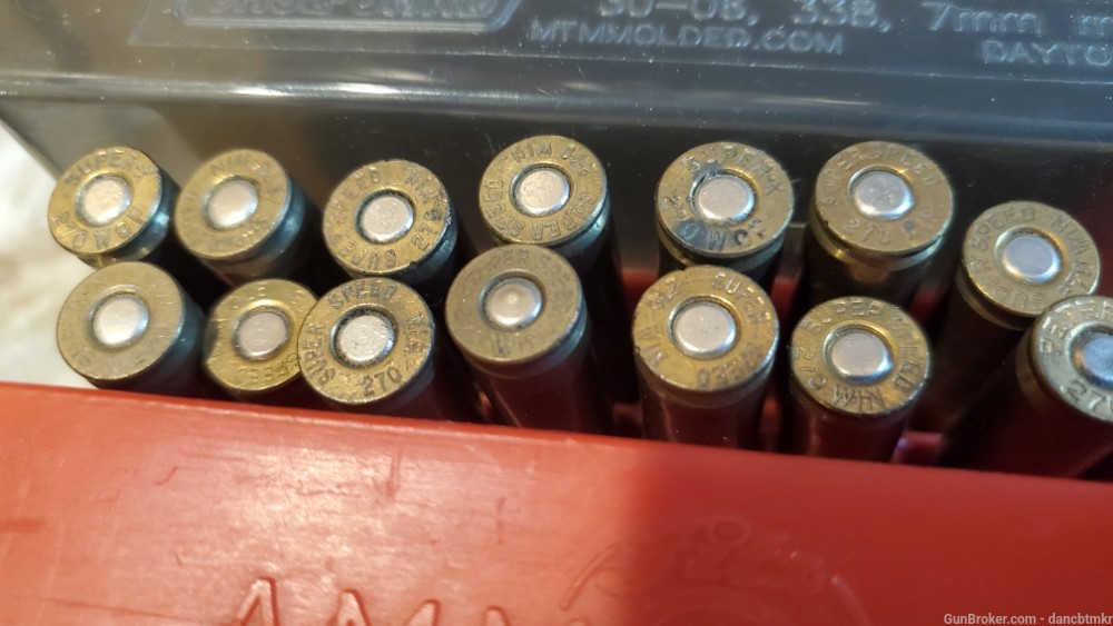270 Winchester ammo - 78 rounds handloads and 15 brass  - see details-img-9