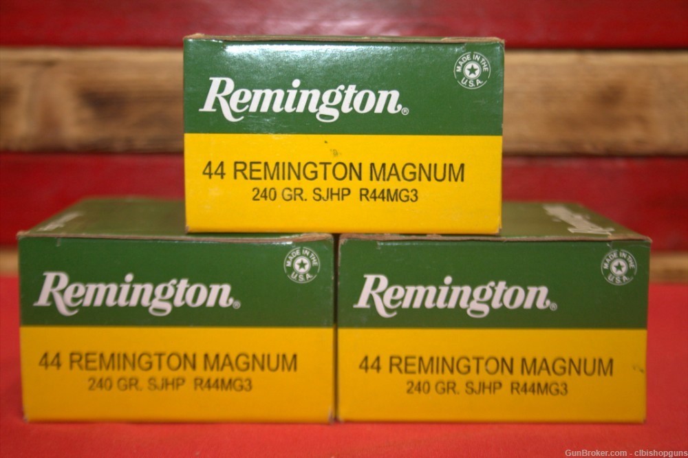 Remington .44 Remington Magnum 240 Grain 75 Rounds 3 Boxes CHEAP!-img-0