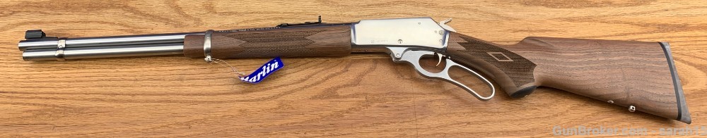 MARLIN STAINLESS MODEL 336S SCARCE .30-30 WIN ORIGINAL BOX & PAPERS WALNUT-img-4