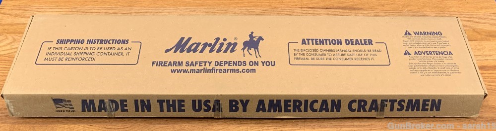 MARLIN STAINLESS MODEL 336S SCARCE .30-30 WIN ORIGINAL BOX & PAPERS WALNUT-img-2