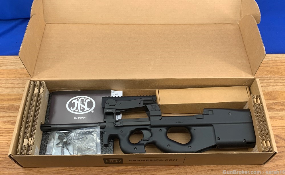 FN PS90 CARBINE 16" BLACK ORIGINAL BOX & PAPERS 5.7X28MM NEW OLD STOCK -img-0