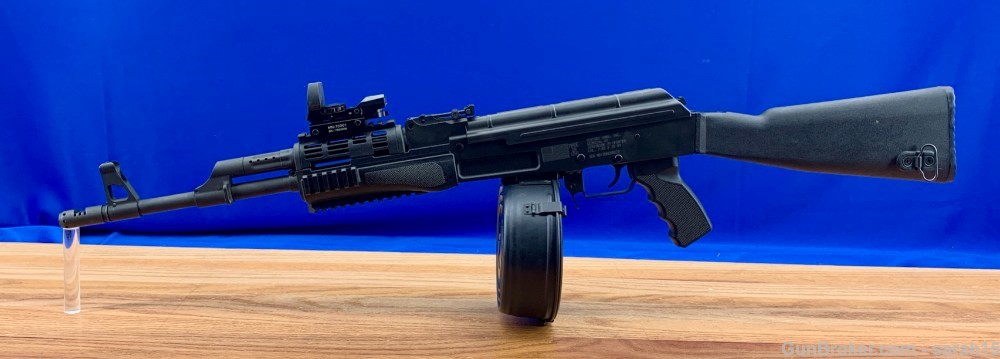 CENTURY ARMS AK-47 CENTURION 39 SPORTER 7.62X39MM ORIGINAL CASE & DRUM -img-3
