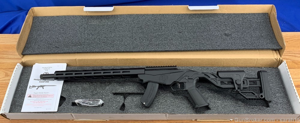 RUGER PRECISION RIFLE RARE .17HMR ORIGINAL BOX & PAPERS NEW OLD STOCK-img-0