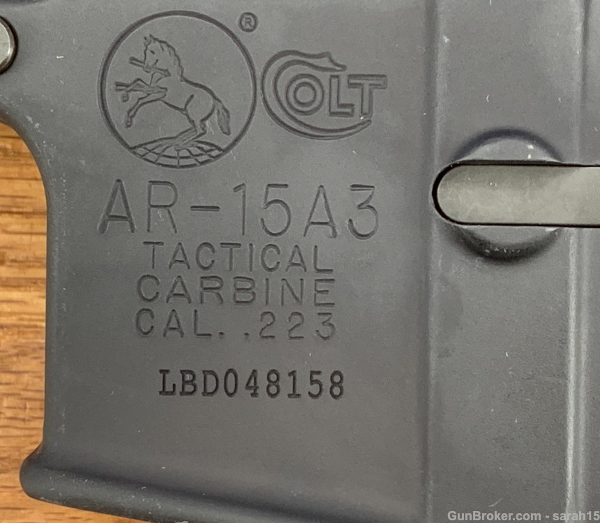 COLT AR6721 RARE AR-15A3 TACTICAL CARBINE 16" ORIG BOX & PAPERS .223 REM -img-10
