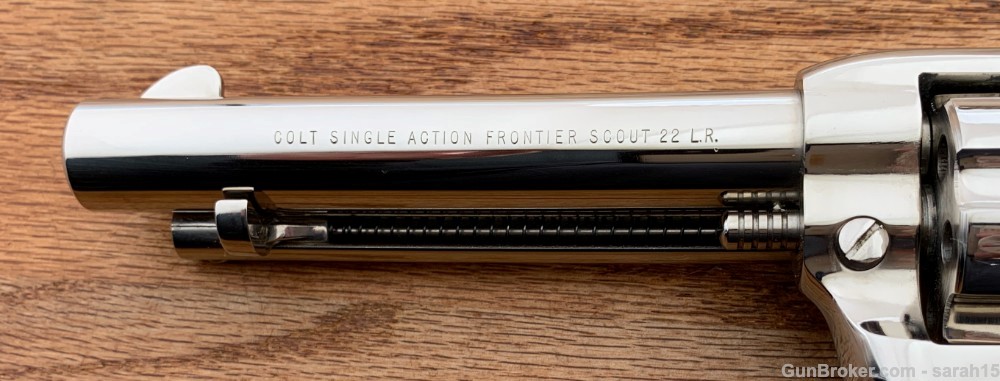 1960 COLT 5" NICKEL FRONTIER SCOUT SA .22 LR CONSECUTIVE IN OTHER AUCTION -img-7