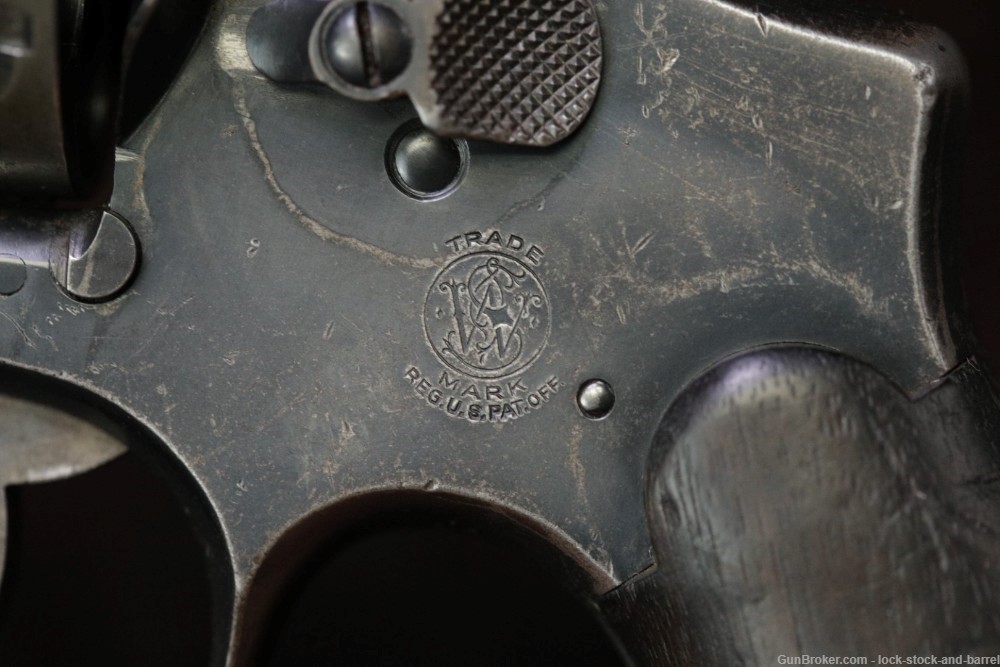 Brazilian Contract Smith & Wesson S&W 1917 .45 ACP 5.5" Revolver 1937 C&R-img-15