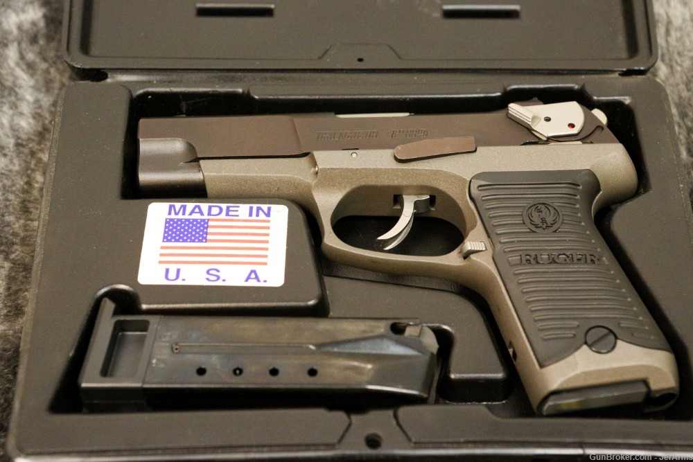 Ruger P89T Special Edition Two Tone 9mm Semi Auto Pistol in original box-img-0