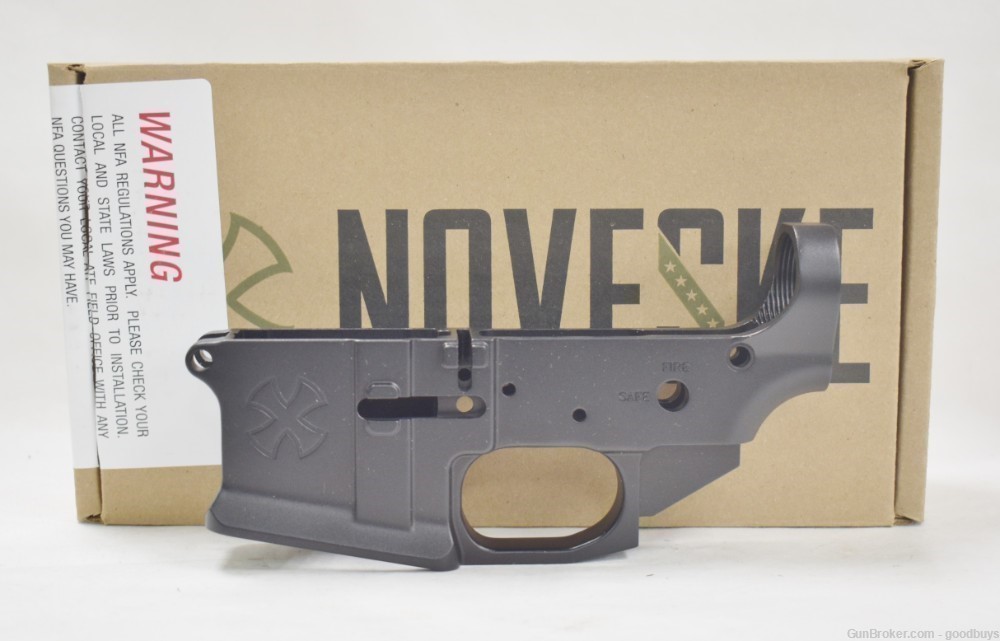 NOVESKE N4 GEN 3 STRIPPED LOWER RECEIVER MULTI-CAL 04000008K NIB SALE RARE-img-0