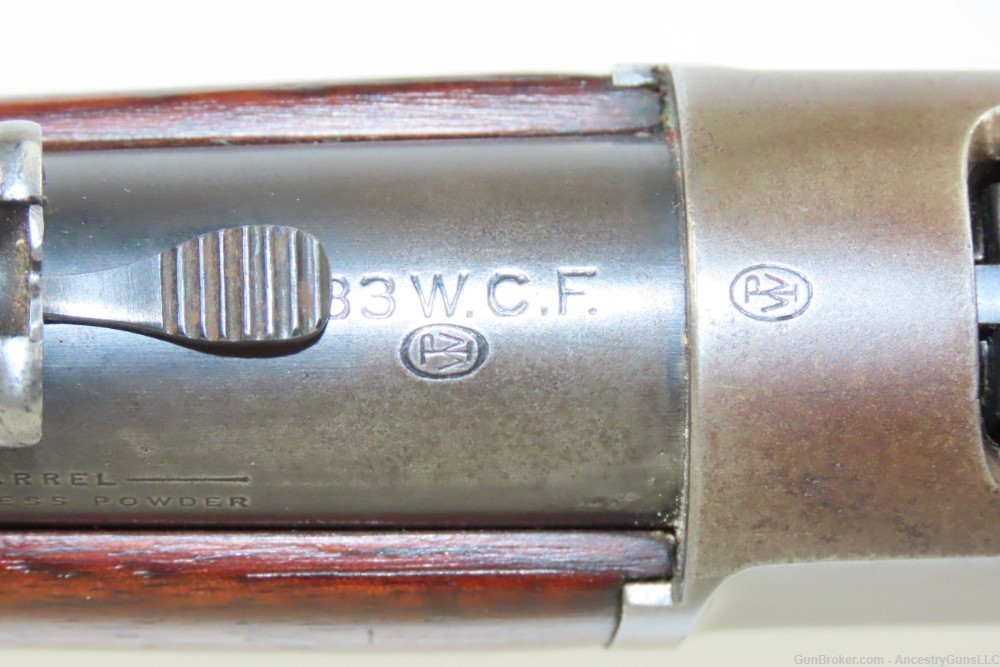 c1906 mfr WINCHESTER Model 1886 “LIGHTWEIGHT” Lever Action .33 WCF Repeater-img-9