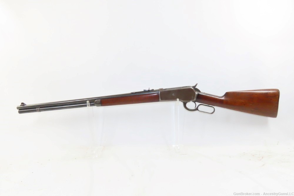 c1906 mfr WINCHESTER Model 1886 “LIGHTWEIGHT” Lever Action .33 WCF Repeater-img-1