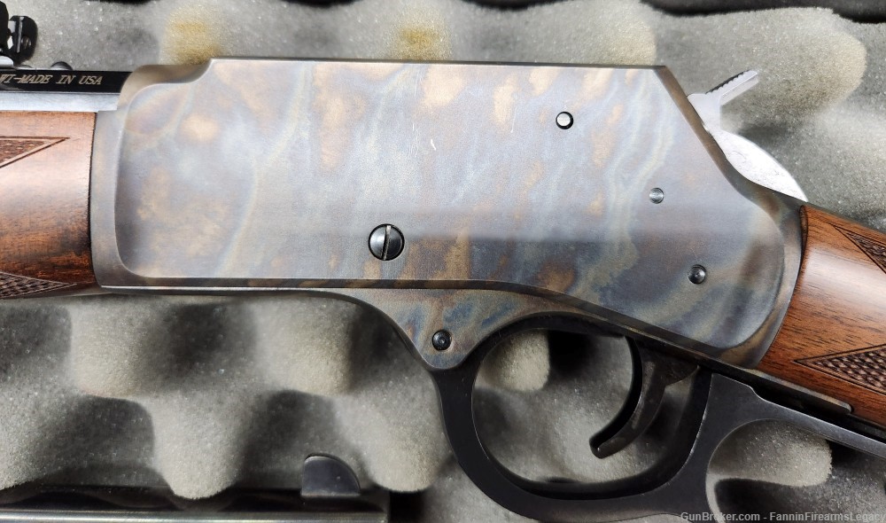 HENRY Lever STOEGER UBERTI 1873 CASE Color Holster Belt Ammo COMBO 45 Colt -img-10