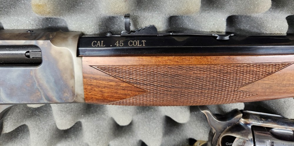 HENRY Lever STOEGER UBERTI 1873 CASE Color Holster Belt Ammo COMBO 45 Colt -img-15